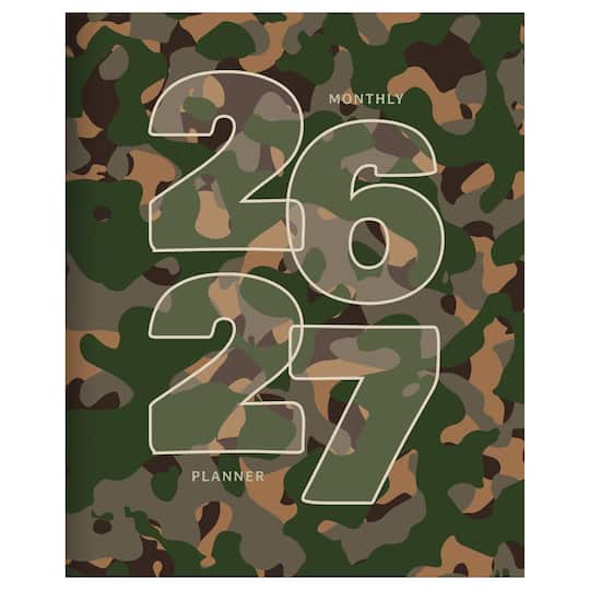 TF Publishing 2026-27 Camo Monthly Planner